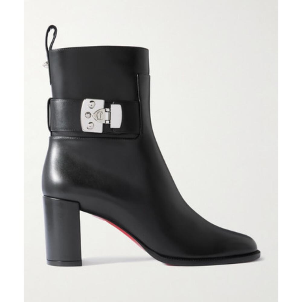 CHRISTIAN LOUBOUTIN
Booty Lock 70 leather ankle boots Size 37 NWT